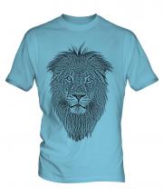 Lion Sketch Mens T-Shirt