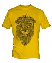 Lion Sketch Mens T-Shirt