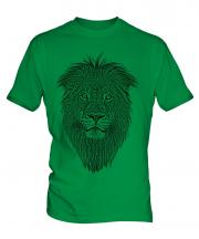 Lion Sketch Mens T-Shirt