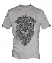 Lion Sketch Mens T-Shirt