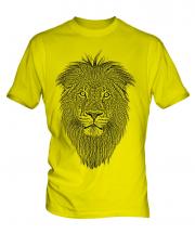 Lion Sketch Mens T-Shirt