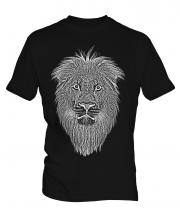 Lion Sketch Mens T-Shirt