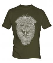 Lion Sketch Mens T-Shirt