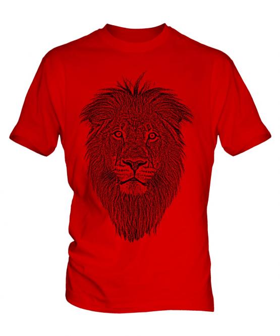 Lion Sketch Mens T-Shirt