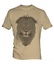 Lion Sketch Mens T-Shirt