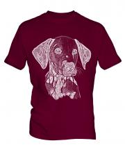 Dalmation Sketch Mens T-Shirt