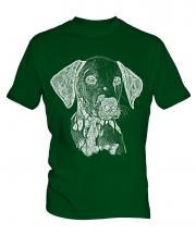 Dalmation Sketch Mens T-Shirt