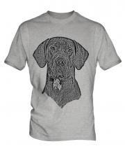 Great Dane Sketch Mens T-Shirt