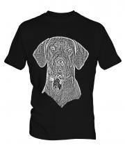 Great Dane Sketch Mens T-Shirt