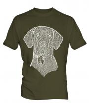 Great Dane Sketch Mens T-Shirt