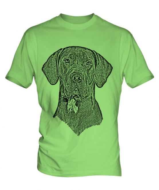 Great Dane Sketch Mens T-Shirt