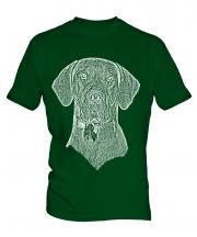 Great Dane Sketch Mens T-Shirt