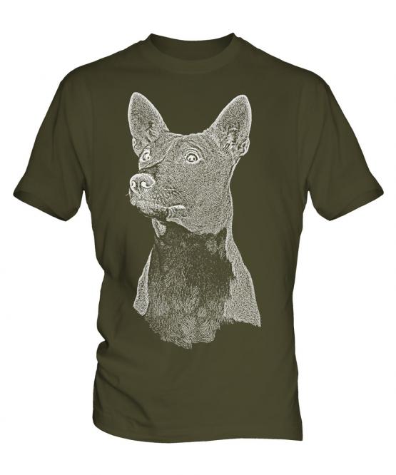 Basenji Sketch Mens T-Shirt