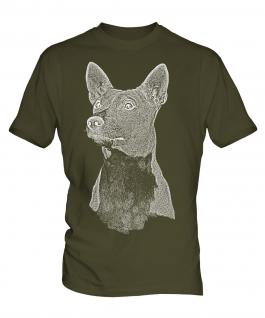 Basenji Sketch Mens T-Shirt