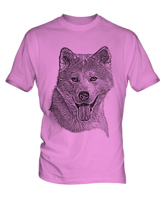 Akita Inu Sketch Mens T-Shirt