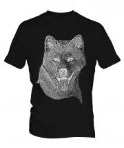 Akita Inu Sketch Mens T-Shirt