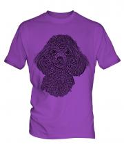 Poodle Sketch Mens T-Shirt