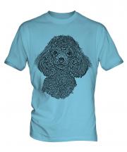 Poodle Sketch Mens T-Shirt