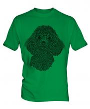 Poodle Sketch Mens T-Shirt