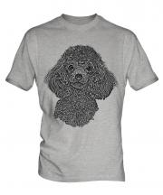 Poodle Sketch Mens T-Shirt