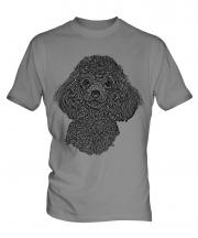 Poodle Sketch Mens T-Shirt