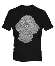 Poodle Sketch Mens T-Shirt