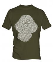 Poodle Sketch Mens T-Shirt