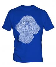 Poodle Sketch Mens T-Shirt