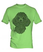 Poodle Sketch Mens T-Shirt