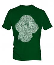 Poodle Sketch Mens T-Shirt