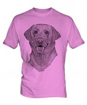 Labrador Retriever Sketch Mens T-Shirt