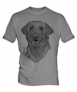 Labrador Retriever Sketch Mens T-Shirt