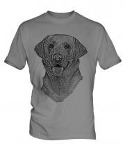 Labrador Retriever Sketch Mens T-Shirt