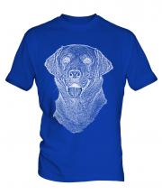 Labrador Retriever Sketch Mens T-Shirt