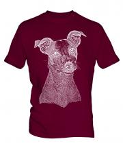 Jack Russell Terrier Sketch Mens T-Shirt