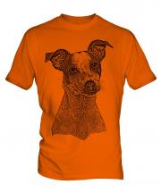 Jack Russell Terrier Sketch Mens T-Shirt