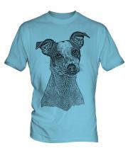 Jack Russell Terrier Sketch Mens T-Shirt