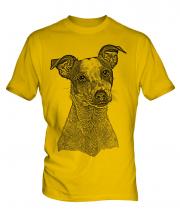 Jack Russell Terrier Sketch Mens T-Shirt
