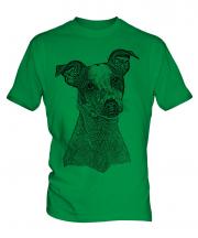 Jack Russell Terrier Sketch Mens T-Shirt