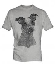 Jack Russell Terrier Sketch Mens T-Shirt