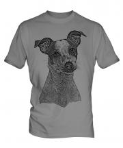 Jack Russell Terrier Sketch Mens T-Shirt