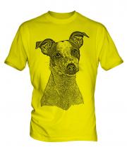 Jack Russell Terrier Sketch Mens T-Shirt