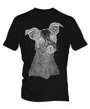 Jack Russell Terrier Sketch Mens T-Shirt