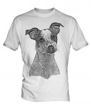 Jack Russell Terrier Sketch Mens T-Shirt