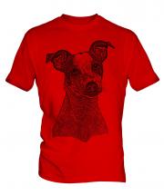 Jack Russell Terrier Sketch Mens T-Shirt