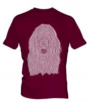 Newfoundland Sketch Mens T-Shirt