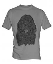 Newfoundland Sketch Mens T-Shirt