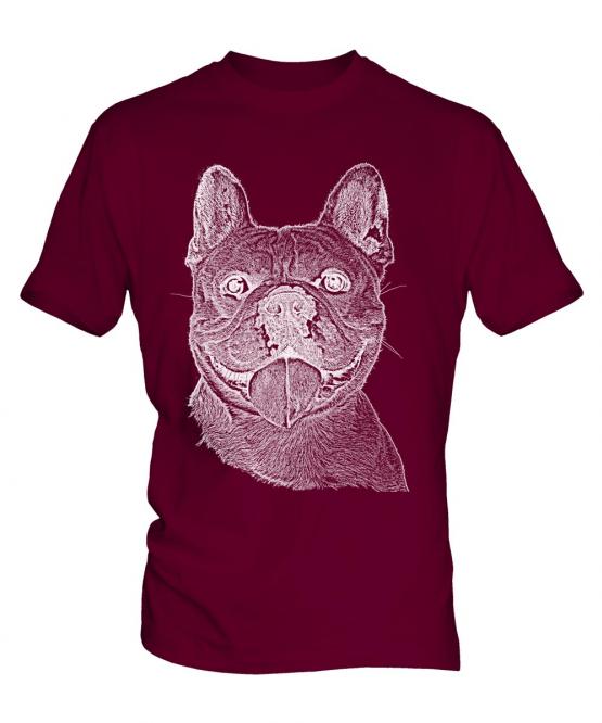 French Bulldog Sketch Mens T-Shirt