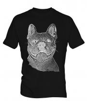 French Bulldog Sketch Mens T-Shirt