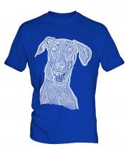 Doberman Pinscher Sketch Mens T-Shirt